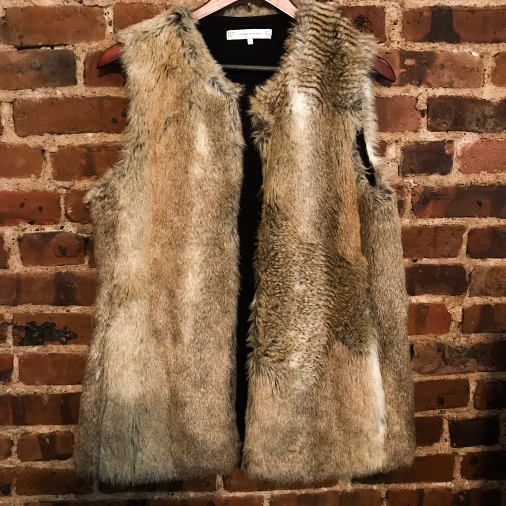 Zara - Faux fur vest